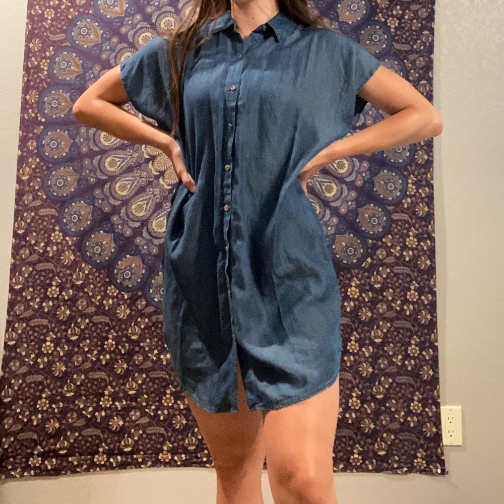 Short Jean dress